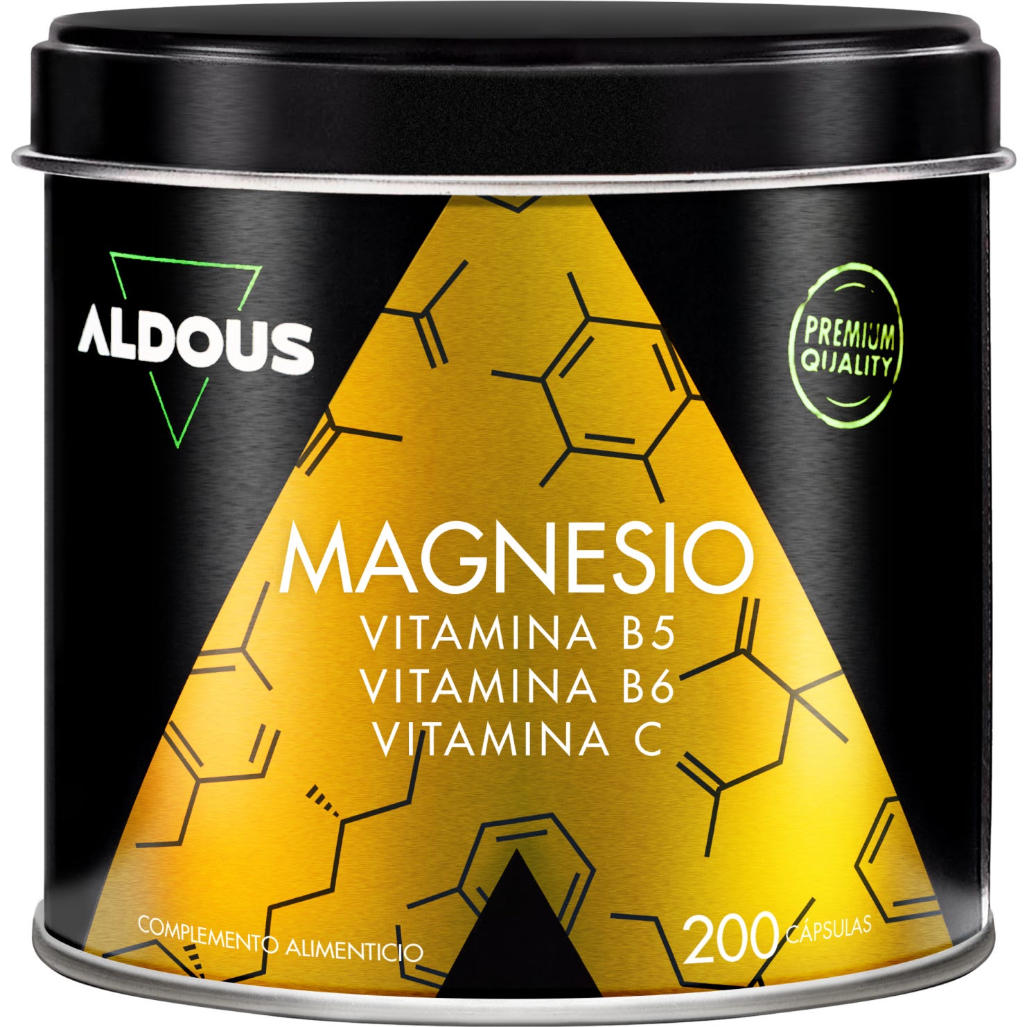 Aldous Labs Magnesio con Vitamina C B5 y B6 200caps