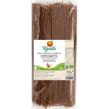 Vegetalia Espaguetis de Espelta Integral Bio 500 g