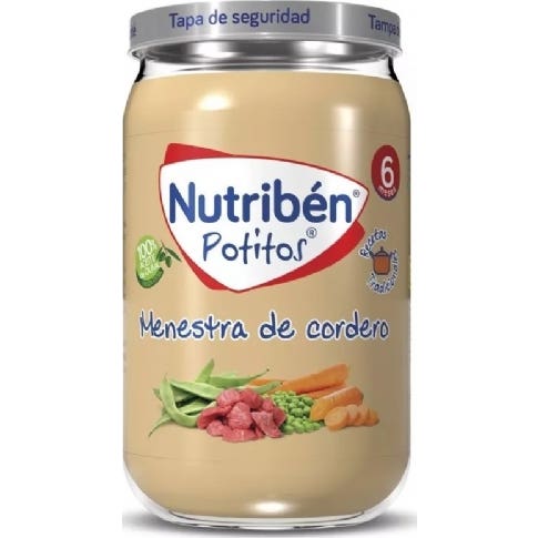 Nutriben Potito Menestra De Cordero 235Gr