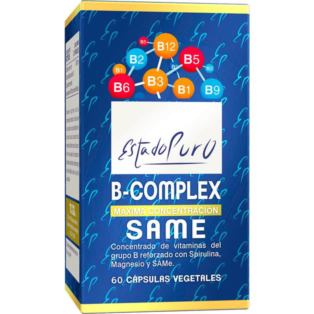 Estado Puro B-Complex Same 60 Cápsulas Vegetales De 772Mg - Imagen 2