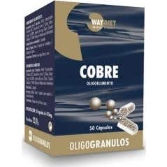Waydiet Cobre Oligogranulos 50 Cápsulas - Imagen 2