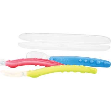 Nuby Cuchara Silicona +3 M 1 ud