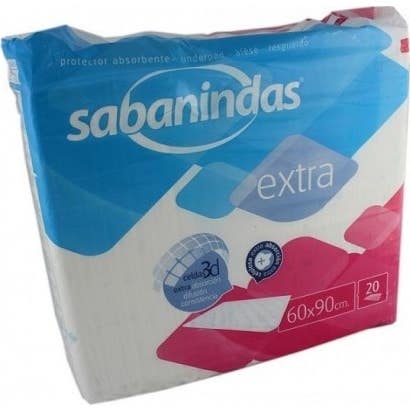 Sabanindas salvacamas Extra 60x90cm 20uds