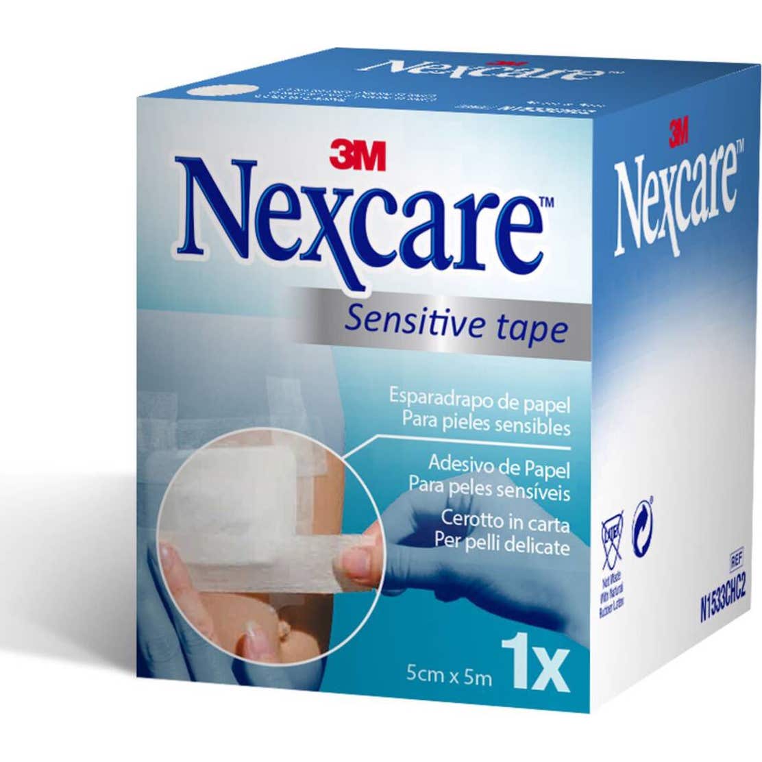 Nexcare Esparadrapo Papel Blanco 5m x 5cm