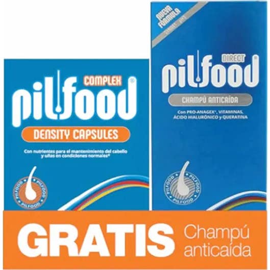Pilfood Pack Density 60caps + Champu Anticaida 200 ml