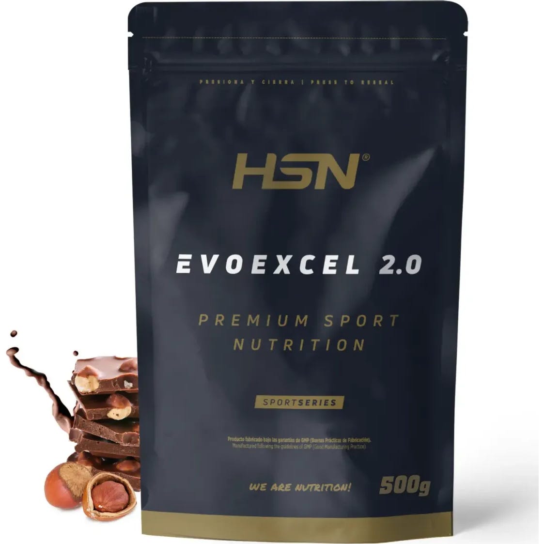 HSN Evoexcel 2.0 Whey Protein Isolate + Concentrate Chocolate y Avellanas 500g