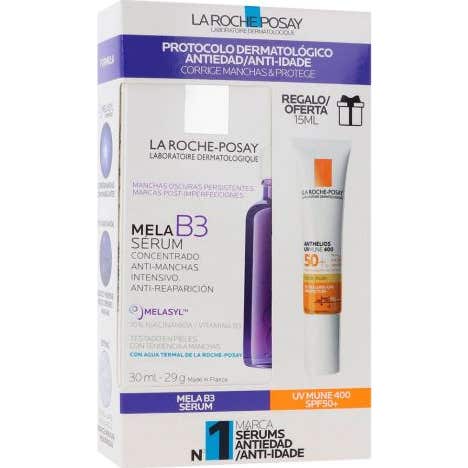 la Roche Posay Sérum Mela B3 30ml + Anthelios UVMUNE 400 SPF50+ 15ml
