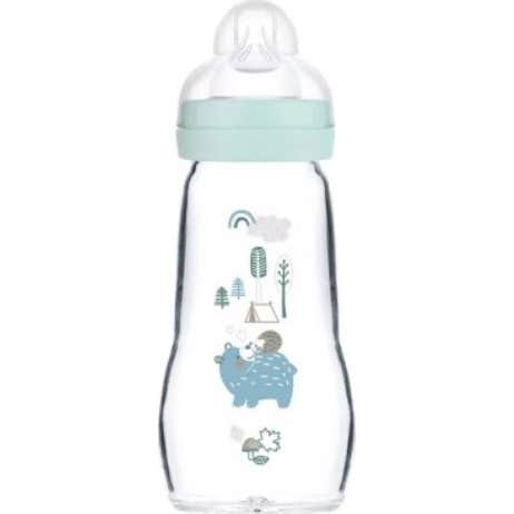 Mam Azul Feel Good Biberon Cristal +2 Meses 260 Ml