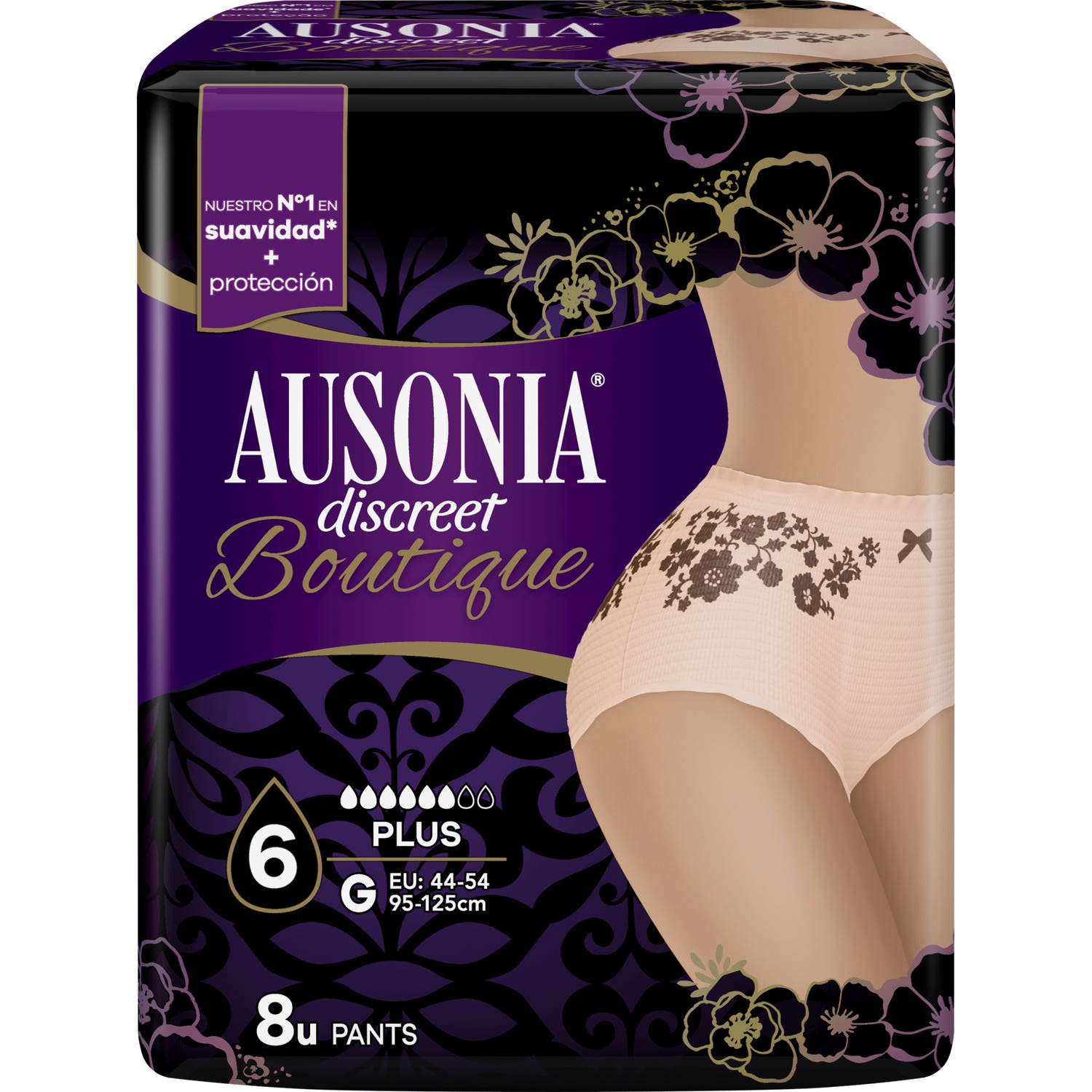 Ausonia Discreet Boutique 6Plus Talla G 8uds