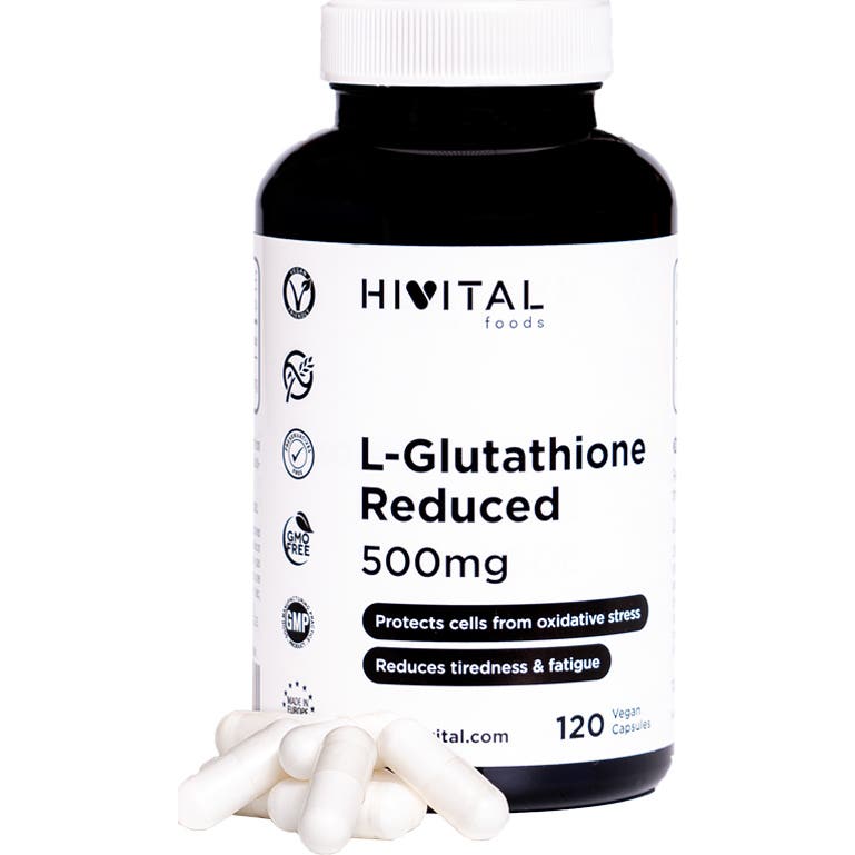 Hivital Foods L Glutatión Reducido 500 mg 120 caps
