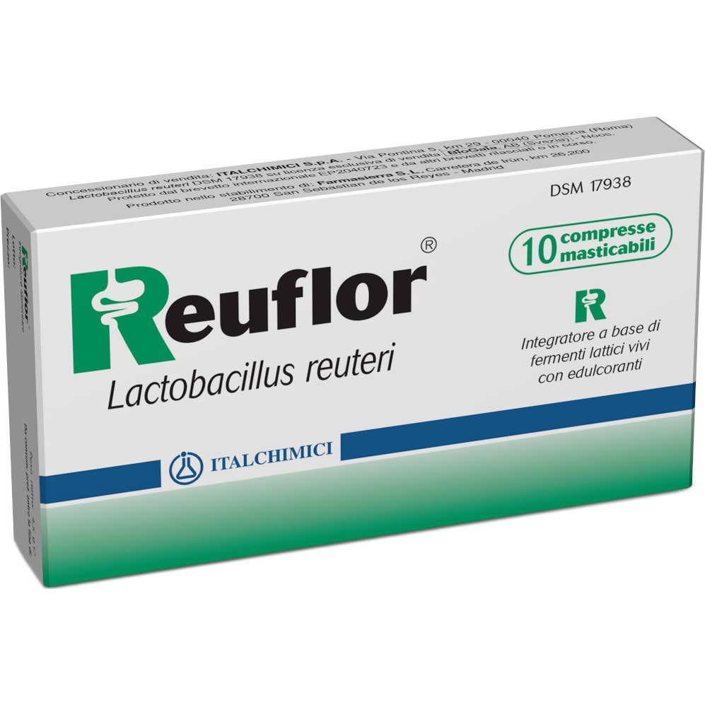 Reuflor 10Pastillas masticables | Natural Doctor