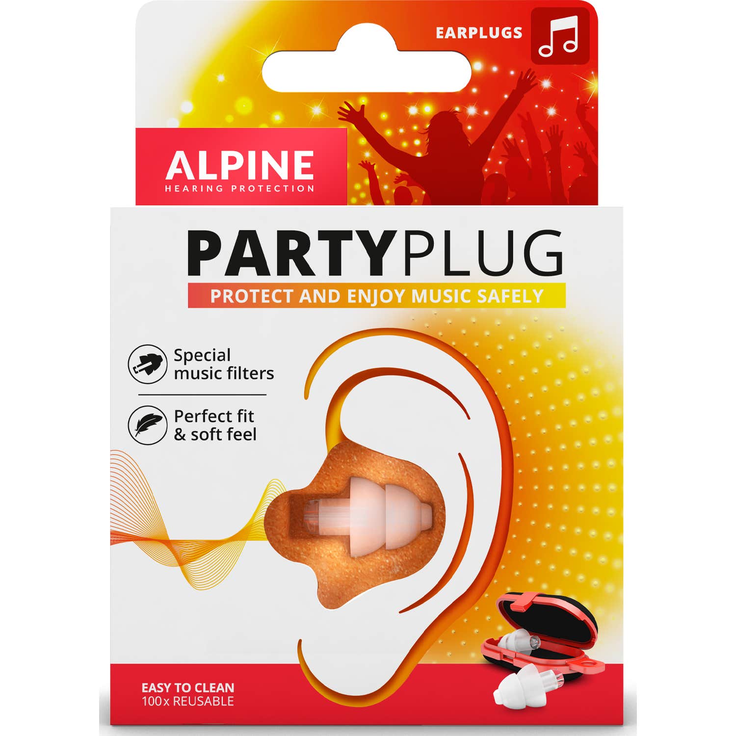 Alpine Partyplug Tapones para los Oídos 2uds