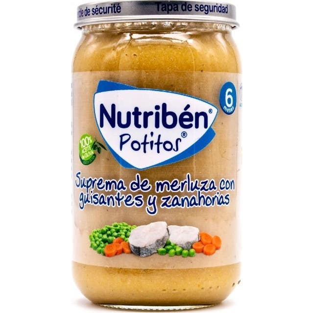 Nutriben Potito Merluza Con Guisantes 235Gr