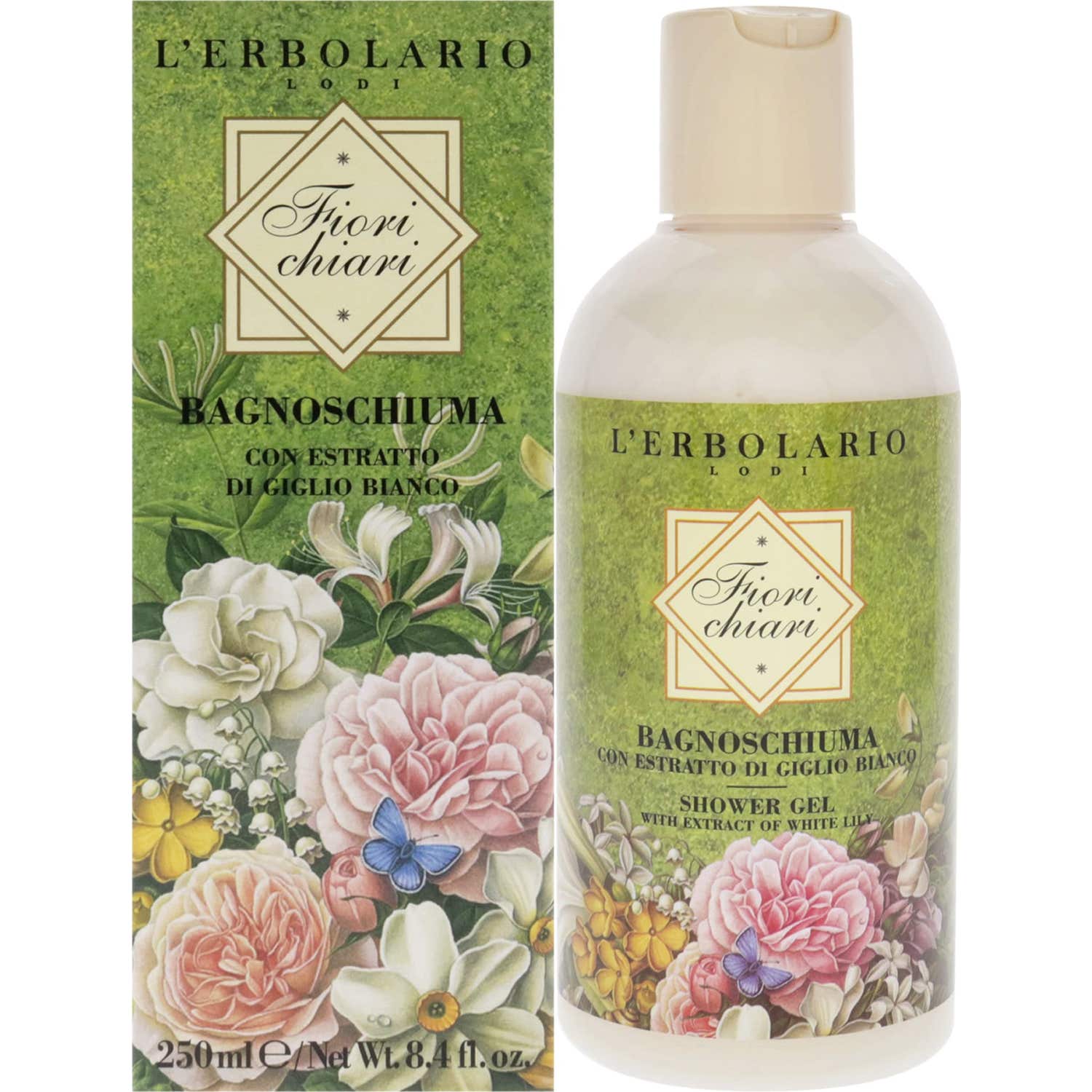 L'Erbolario Flores Claras Espuma de Baño 250ml