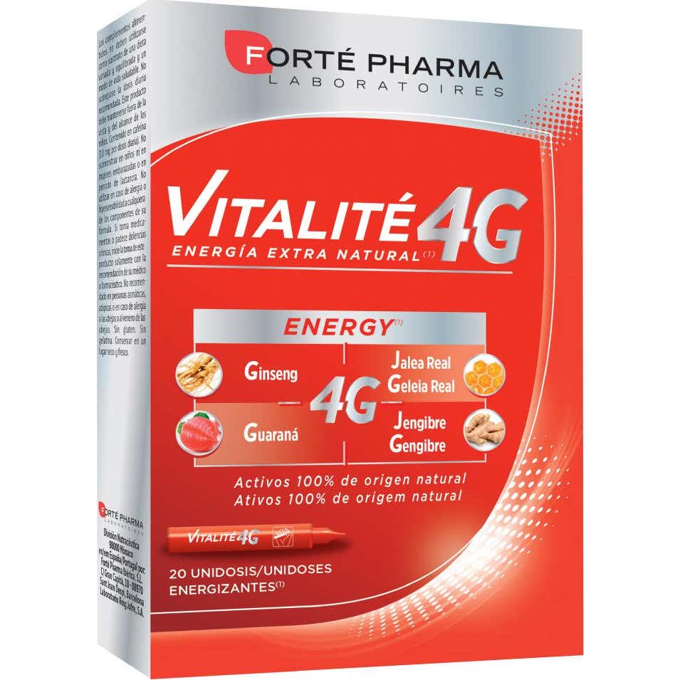 Forté Pharma Vitalité 4G Energy Unidosis 20uds
