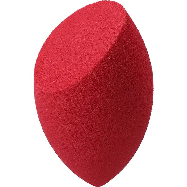 Kashōki Olive Cut Makeup Sponge Red 1ud