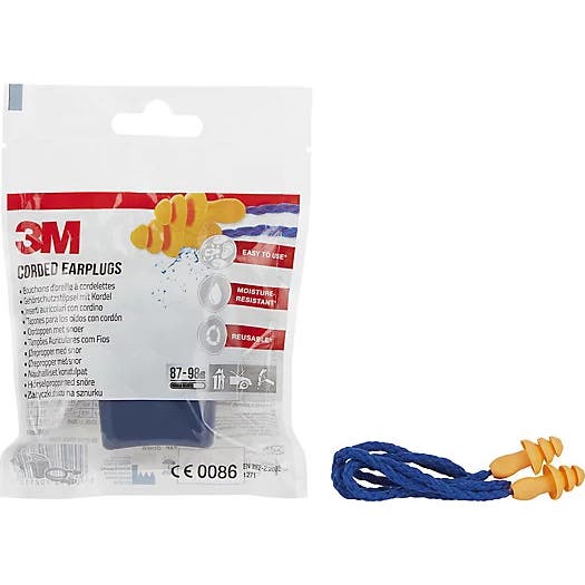 3M tapones de oídos reutilizables 1 par