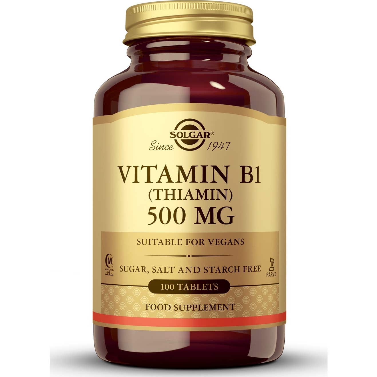 Solgar Vitamina B1 500 Mg Tiamina 100 Comprimidos - Imagen 4