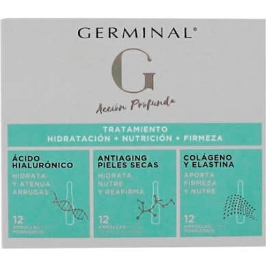 Germinal Acción Profunda Tratamiento Hidratación + Nutrición + Firmeza 36 Ampollas