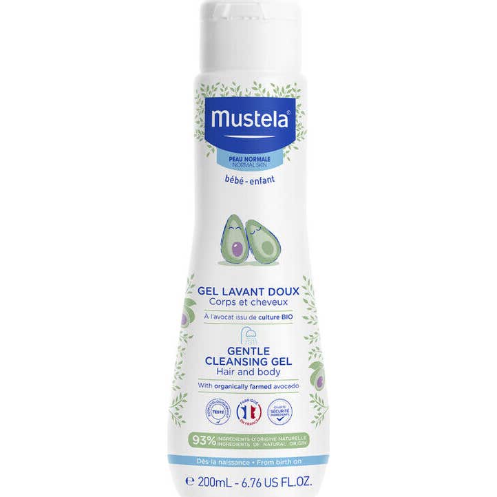 Mustela Gel de Baño Suave con Aguacate Bio 200ml