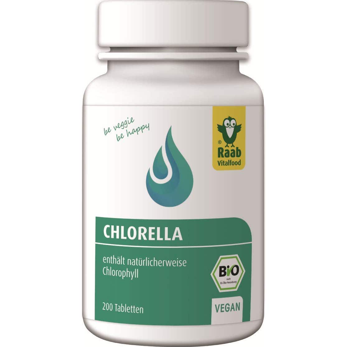 Raab Verde Chlorella 200 Comprimidos - Imagen 2