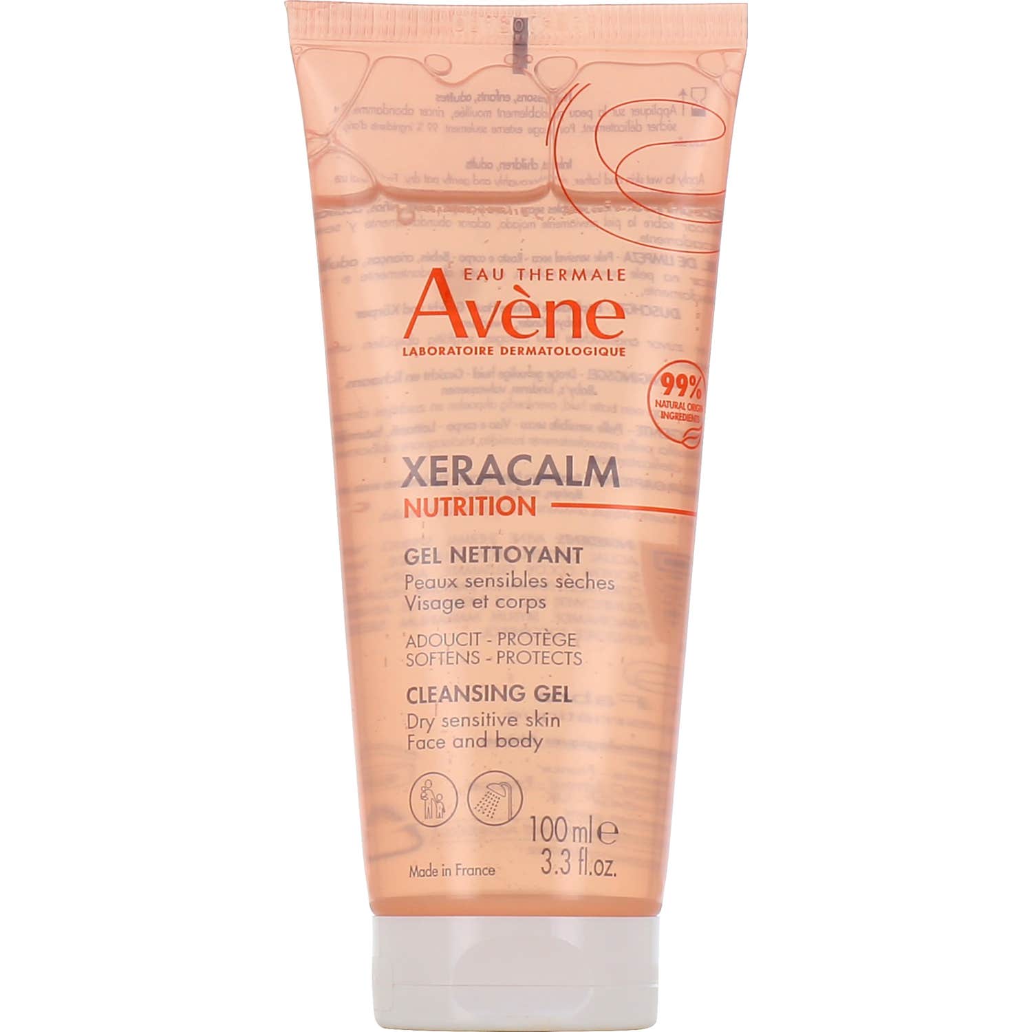 Avène XeraCalm Nutrition Gel Limpiador 100ml
