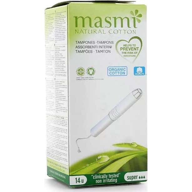 Masmi Tampones Con Aplicador Biodegradable Super 14 uds