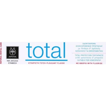 Apivita Crema Dental Total 75 Ml
