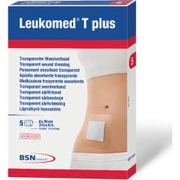 Leukomed® T Plus apósitos 8x15 cm 5 uds