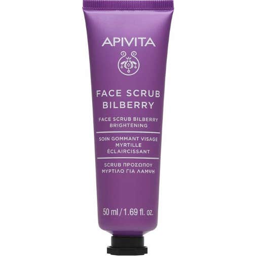 Apivita Brightening Face Scrub With Bilberry 50 ml