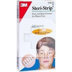 Steri Strip tiras de sutura cutánea 38mm x 6mm 20uds