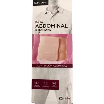 Farmalastic Faja Abdominal 3 Bandas Talla Pequeña 1ud