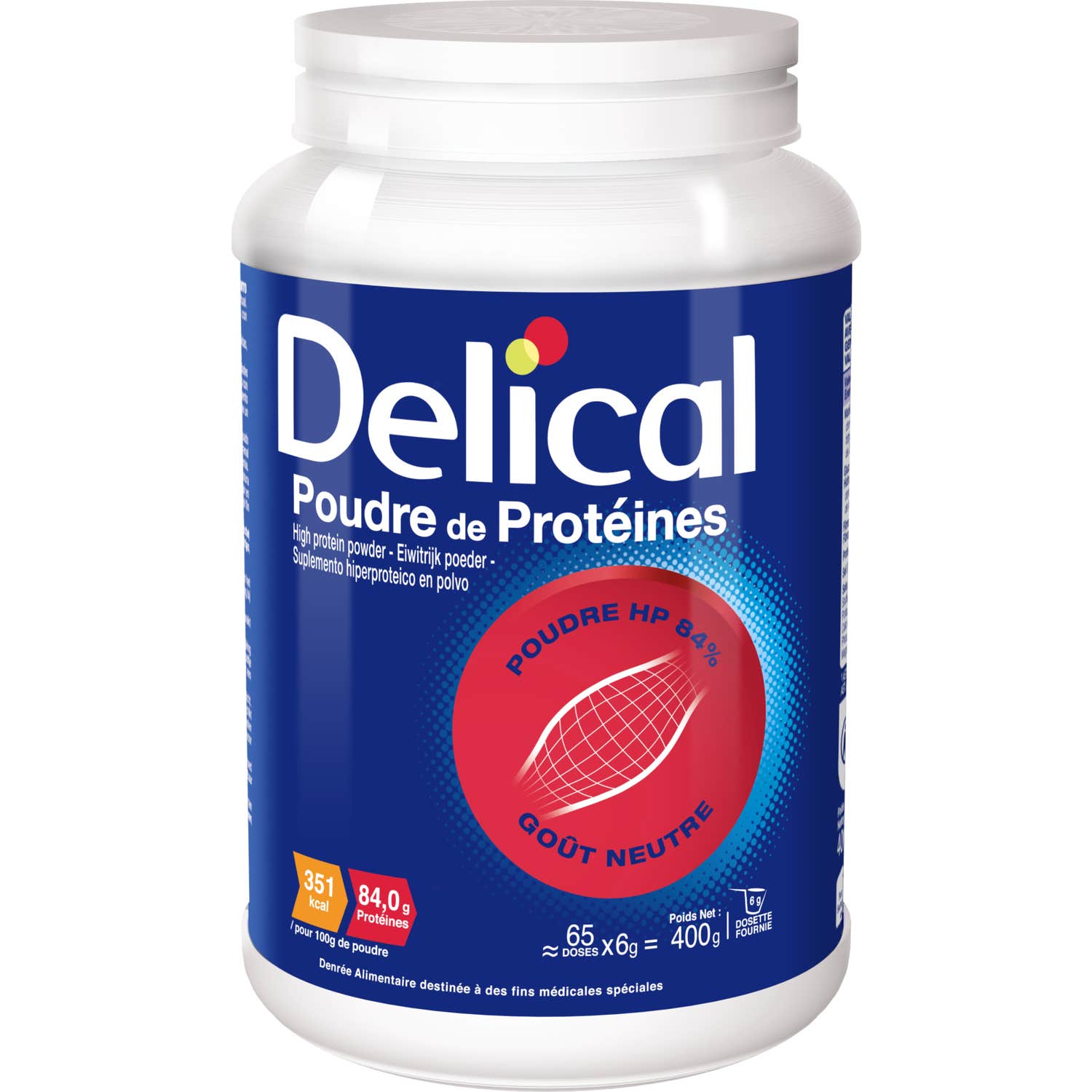 Delical Proteína Neutra en Polvo 400g