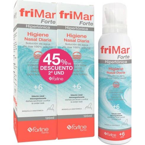 Farline Frimar Duplo Hipertónico Solución Nasal 2x120ml