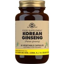 Solgar Rojo Ginseng Coreano 50Vcaps