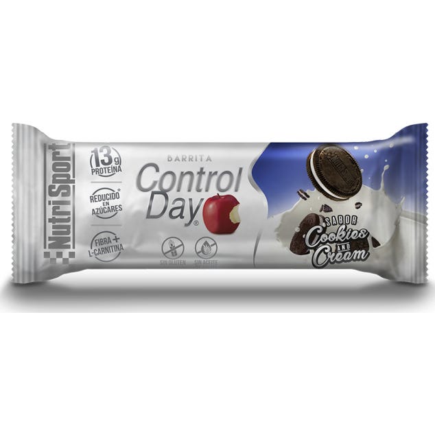 Nutrisport Barritas Controlday Galletas y Crema 28x44 g