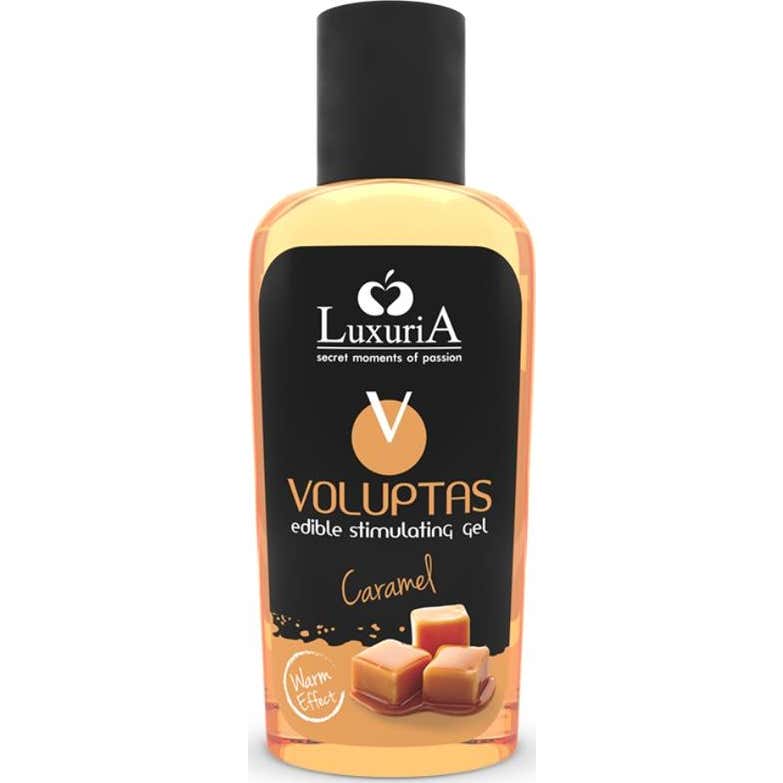 Luxuria Voluptas Gel Masaje Comestible Efecto Calor Caramelo 100 ml