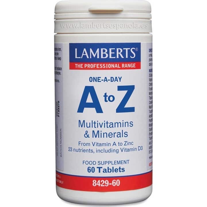 Lamberts Mujer 3 X A-Z Multivitaminas Y Minerales 60 Tabletas - Imagen 3