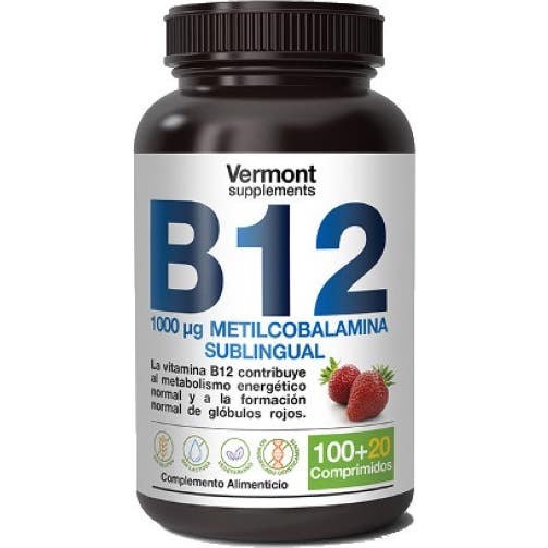 Vermont Supplements Vitamina B12 1000mcg 120 comp