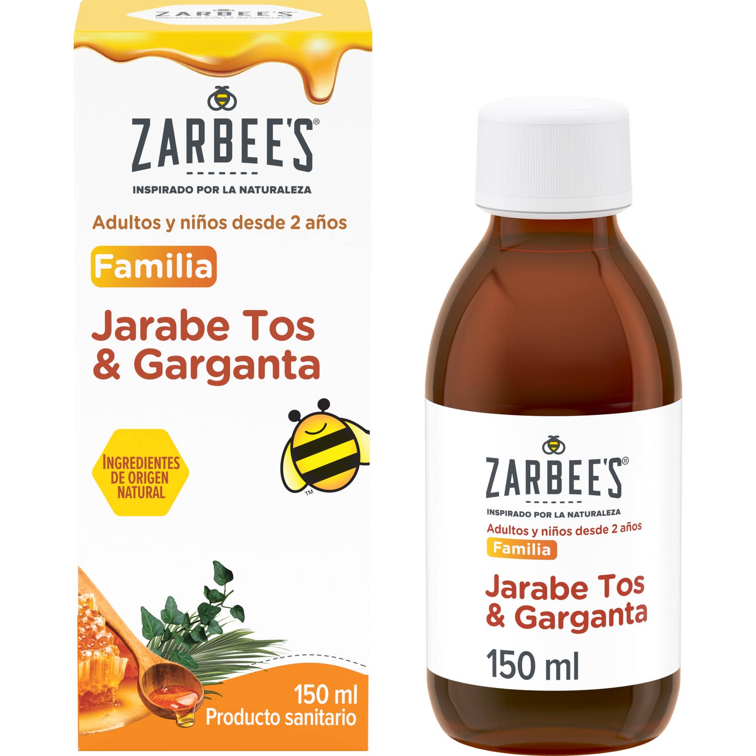 'Zarbee''s Familia Jarabe Tos y Garganta 150ml'