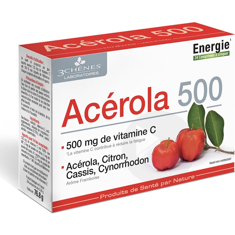 Acerola Cpr Vit C 500 Bt 24