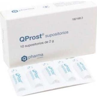 Q-Pharma Qprost Supositorios 10Uds
