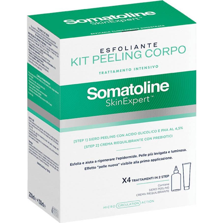 Somatoline Skin Expert Kit Peeling Cuerpo Serum 200ml + Crema 100ml