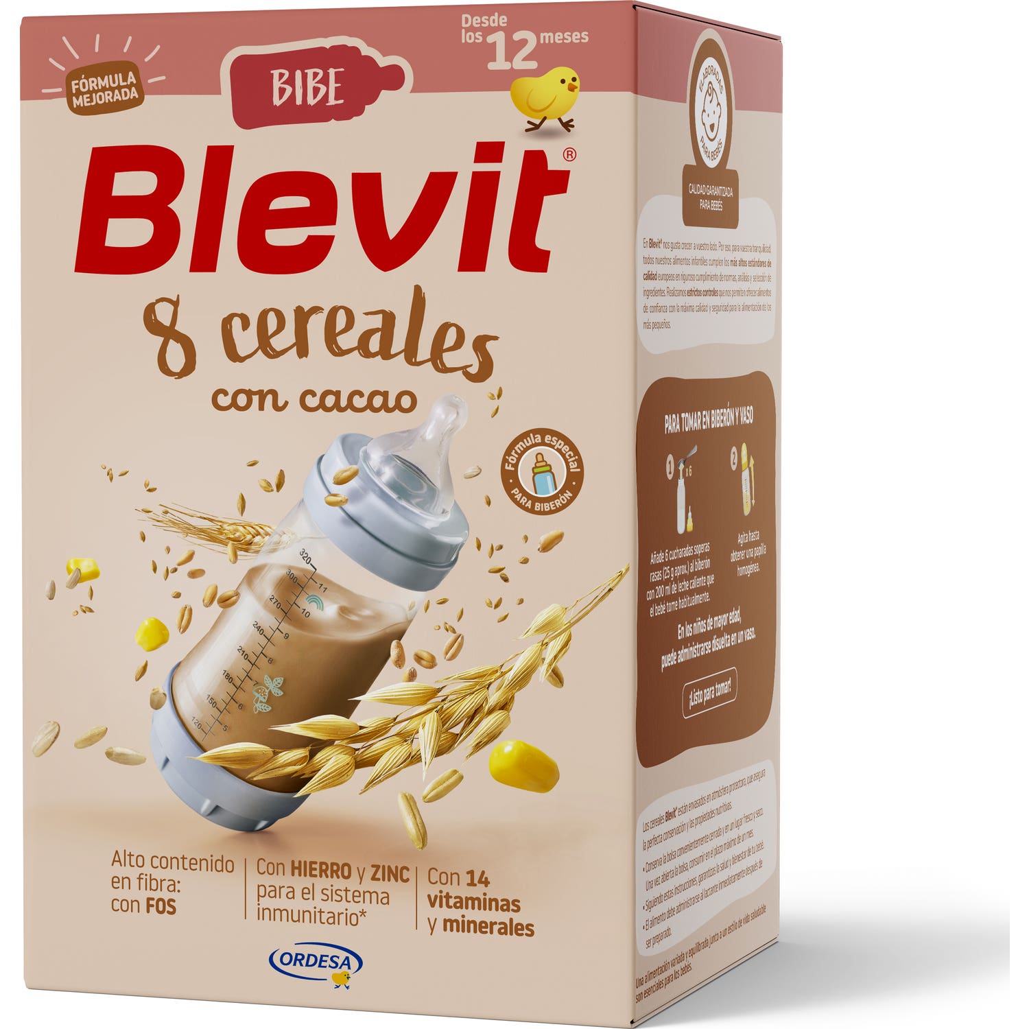 Blevit® Bibe 8 Cereales y Cacao 500g