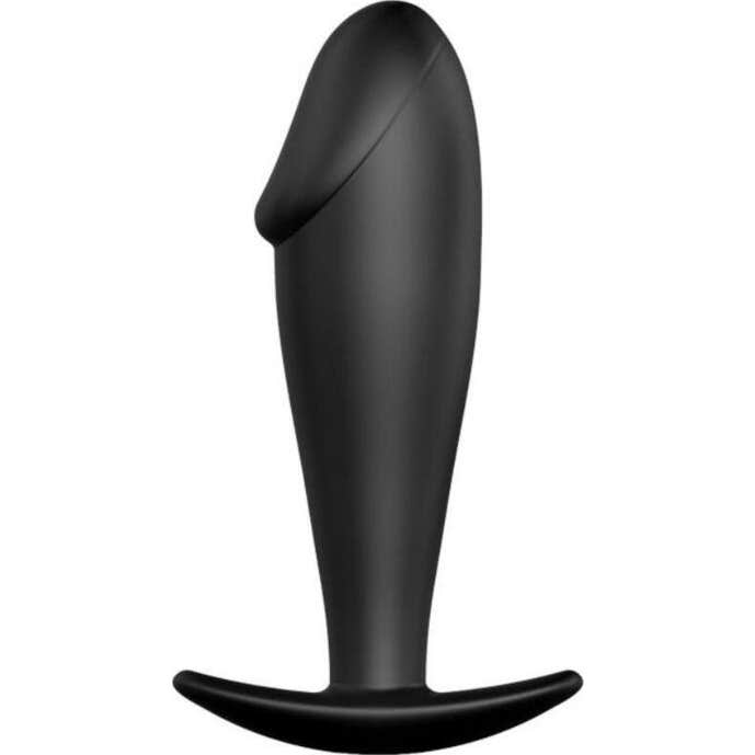 Pretty Love Plug Anal Silicona Forma Pene Negro 1ud