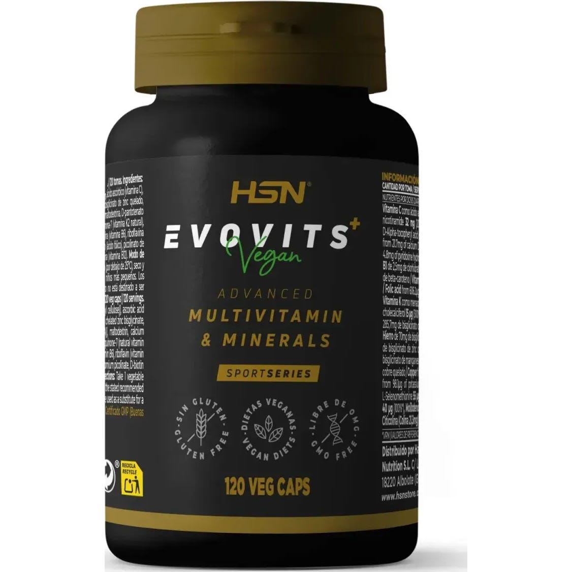 HSN Evovits Plus+ Multivitamínico 120vcaps