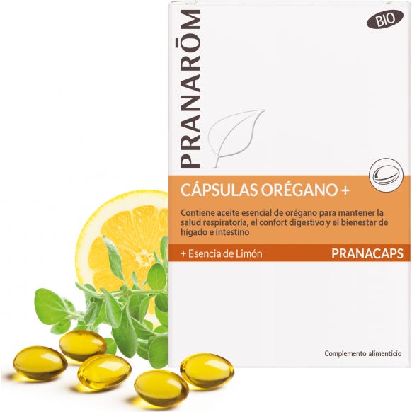 Pranarôm caps Orégano+ BIO 30 caps