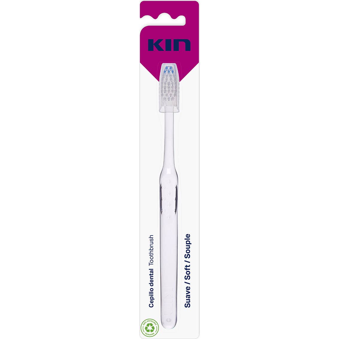 Kin cepillo dental adulto suave 1 ud