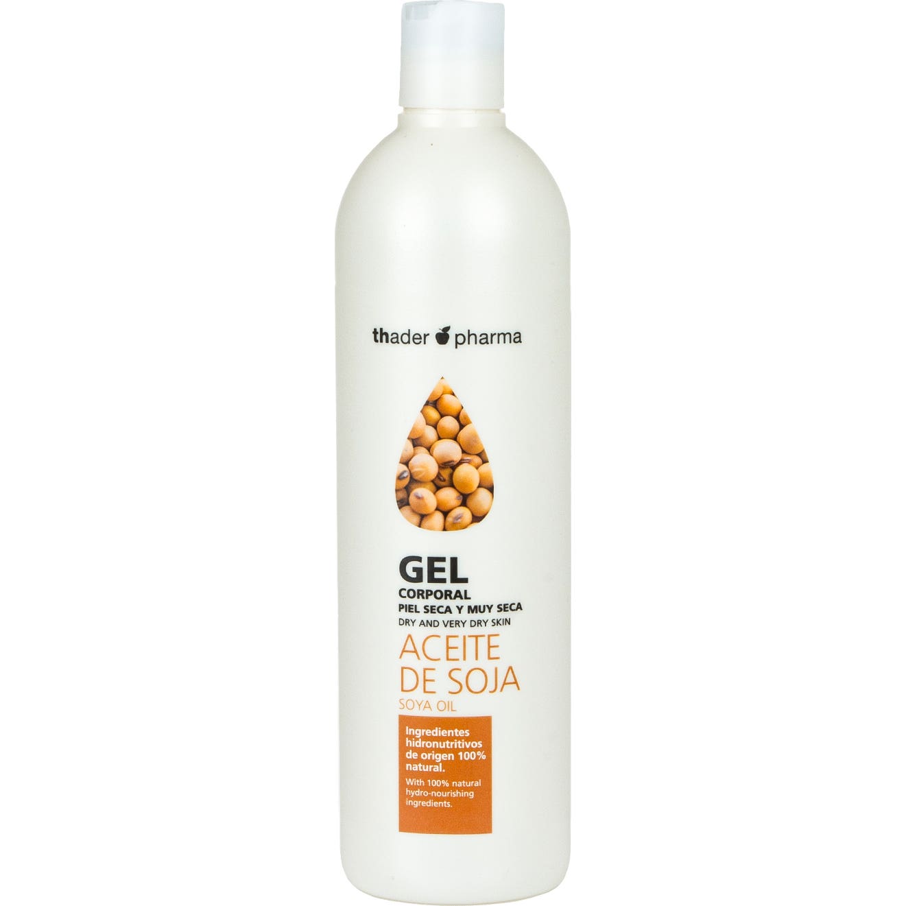 Thader Pharma Gel Baño Aceite De Soja Zero 750 ml