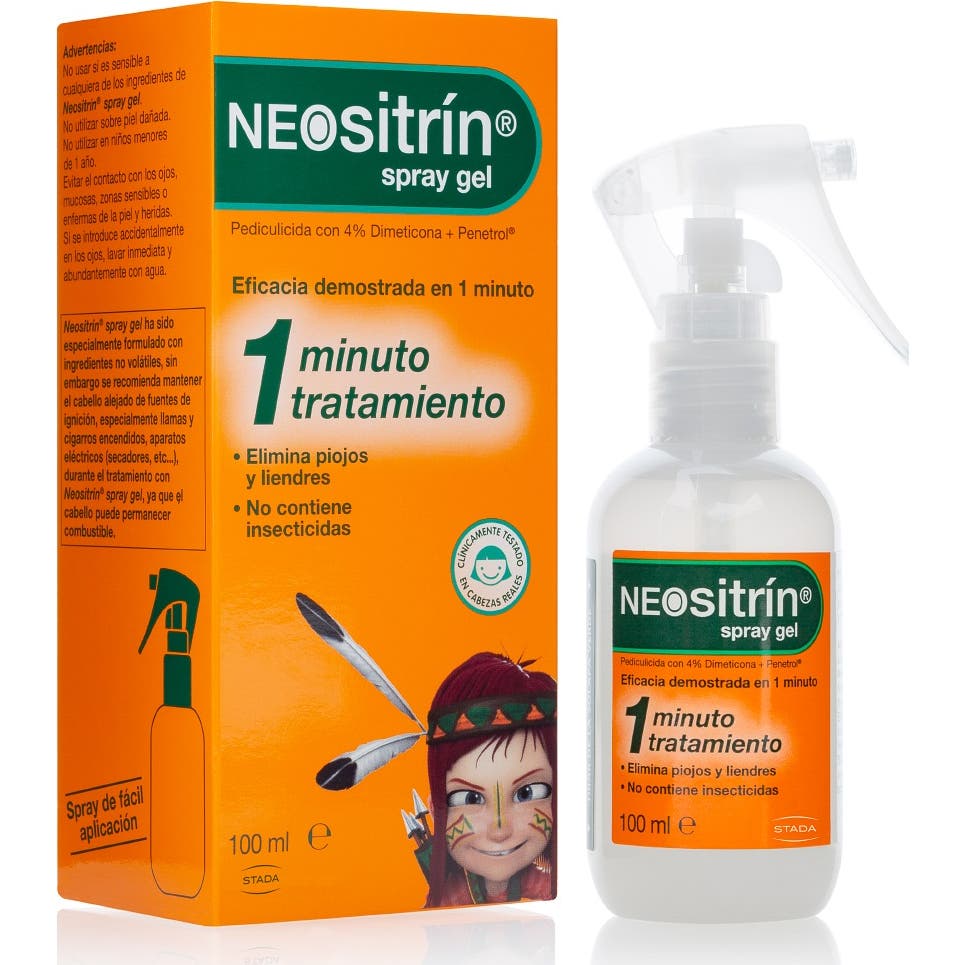 Neositrín Spray Gel Antipiojos 100ml